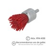Cepillo Nylon Brocha Ø 25 mm. Cepillo De Lijado Nailon. Cepillo Para Taladro De Nailon, Cepillo De Alambre Abrasivo De Nailon