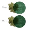 Malla Sombreo Rollo 2,0 x 10 Metros, Reduce Radiación, Protección Jardín y Terraza, Regula Temperatura, Color Verde Claro