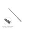 Broca Sds Plus 8 Filos Cortantes Especial Para Hormigon Armado Ø 6 x 160 mm. Broca Paredes, Broca Cimientos, Broca Muros