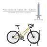 Soporte Para Bicicletas De Suelo, Ancho Rueda 6,5 cm. tacos Antideslizantes, Caballete Bicicleta, Soporte E Bike