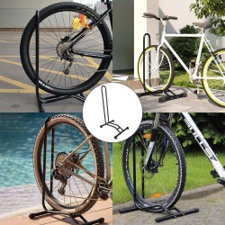 Soporte Para Bicicletas De Suelo, Ancho Rueda 6,5 cm. tacos Antideslizantes, Caballete Bicicleta, Soporte E Bike