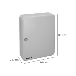 Armario De Seguridad Para Llaves Para 93  Llaves, Armario Seguridad Llaves, Armario Llavero, 6x24x30 cm.