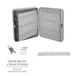 Armario De Seguridad Para Llaves Para 93  Llaves, Armario Seguridad Llaves, Armario Llavero, 6x24x30 cm.