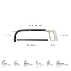 Arco Sierra Wolfpack Acero Profesional