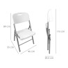 Silla Plegable Con Agarre 88x48x57cm