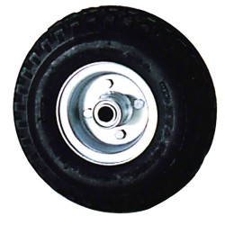 Rueda Carretilla Almacen / Sacos  Neumática Llanta Galvanizada  20 mm.