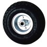 Rueda Carretilla Almacen / Sacos  Neumática Llanta Galvanizada  20 mm.