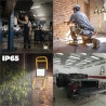 Foco Led Plano 50 Watt. Luz Blanca 4000 K IP 65 4000 Lumenes Con Asa de Transporte, Proyector Led Con Asa, Foco Led Trabajo