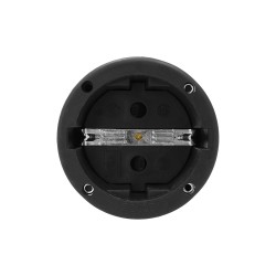 Base Aerea Toma Tierra Goma 4/4,8 mm. Negro (Industrial)