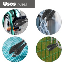 Cortarremaches 300 mm / 12" Hojas de Cromo Vanadio