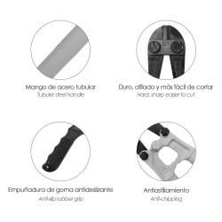 Cortarremaches 600 mm / 24" Hojas de Cromo Vanadio