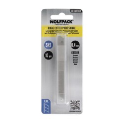 Hoja Cutter 9 mm. (Estuche 10 Piezas) Acero Sk5