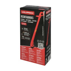 Recortabordes Electrico 250 Watt. 12.500 R.P.M. Anchura Corte Ø 22 cm. Hilo Ø 1,2 mm. x 6 Metros.  Recorta Bordes, Cortabordes