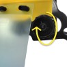 Protector Facial Con Arnes Ajustable Pantalla Policarbonato 390x200 mm. visera Seguridad, Anti Impactos, Casco Desbrozadora