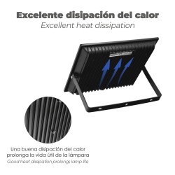 Foco Led Plano 100 Watt / 4000 K / IP65 / 8000 Lumenes