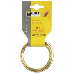 Alambre Latón Maurer n  1/ 0,6 mm.   20 Metros