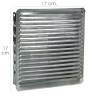 Rejilla Ventilacion Empotrar 17x17 cm. Aluminio