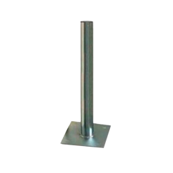 Soporte de suelo para antenas de 125cm,850x60mm, placa 250x250mm