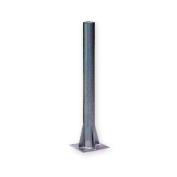 Soporte de suelo Reforzado para antenas de 135cms. 850x70mm, placa 250x250mm