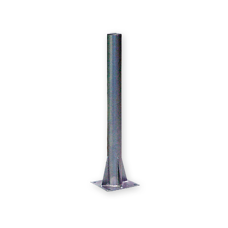 Soporte de suelo Reforzado para antenas de 135cms. 850x70mm, placa 250x250mm