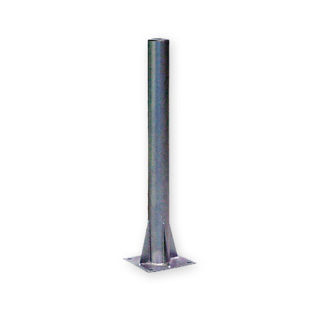 Soporte de suelo Reforzado para antenas de 135cms. 850x70mm, placa 250x250mm