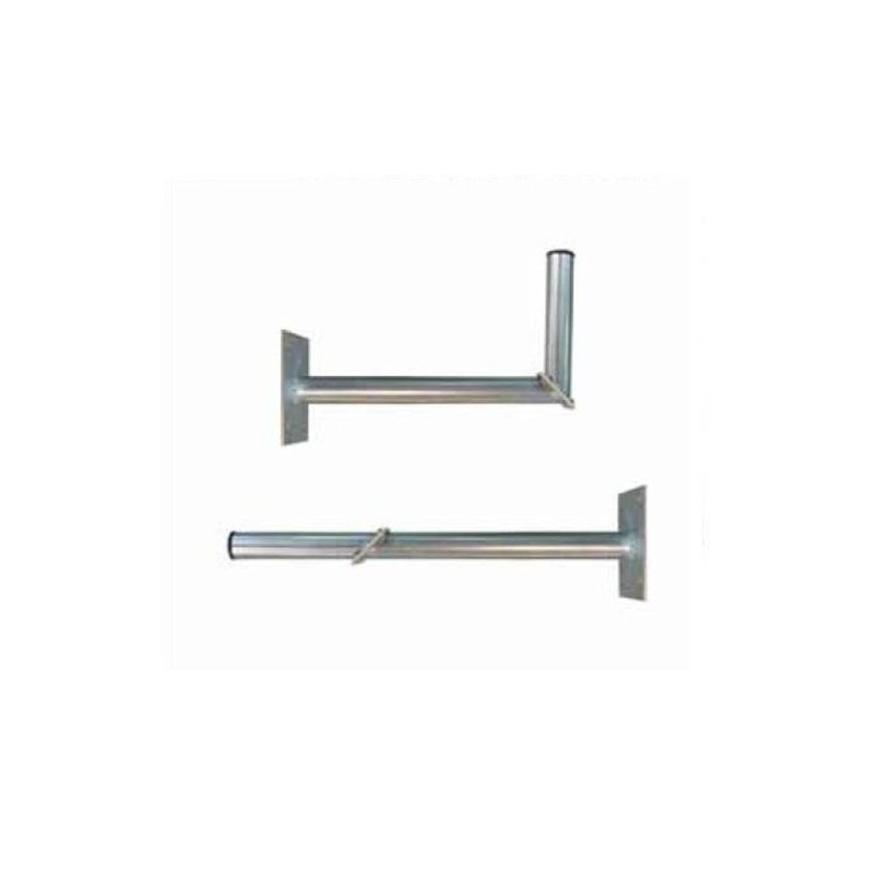Soporte Mixto Pared/Suelo (para antenas hasta 110cms), 500x250mm, diámetro 50x2mm