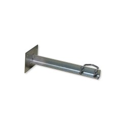 Garra muro 30 cms, placa 90x120mm, para mástiles de 20-50mm