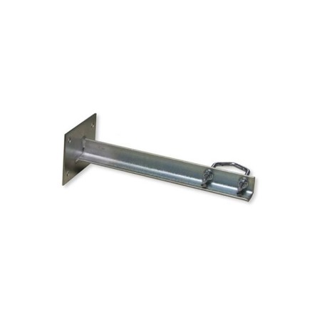 Garra muro 30 cms, placa 90x120mm, para mástiles de 20-50mm