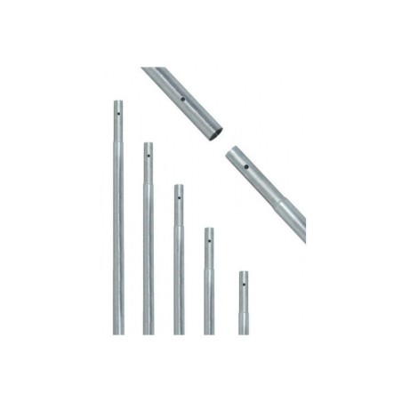 Mástil de hierro galvaniz.2500x35x1,5mm