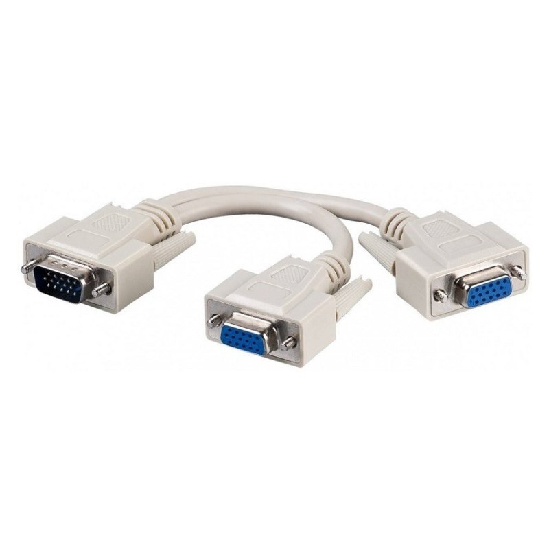 Repartidor VGA de 2 salidas separadas (macho/hembra)