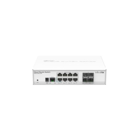 Cloud Router 400Mhz, 128Mb de RAM, x8 puertos Gb, x4 SFP, RouterOS, L5