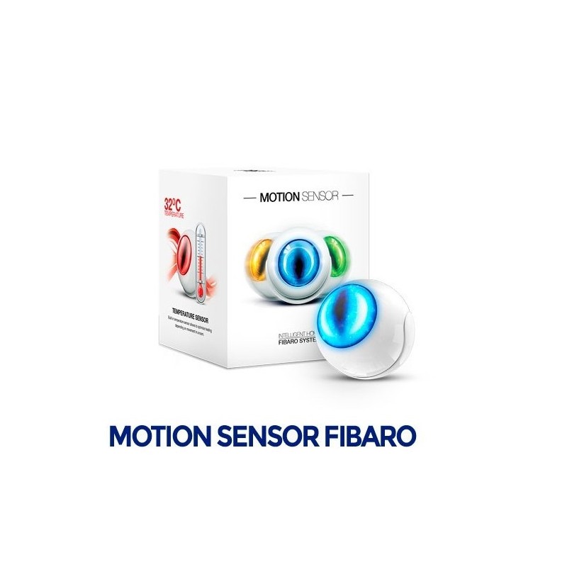 Fibaro Motion Sensor ZWAVE con detección de movimiento, regulación de temperatura y luminosidad
