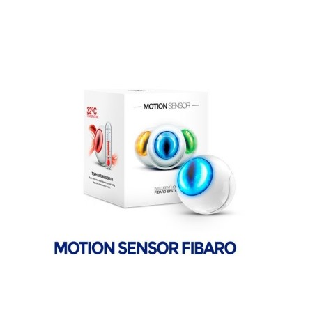 Fibaro Motion Sensor ZWAVE con detección de movimiento, regulación de temperatura y luminosidad