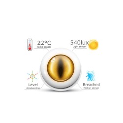 Fibaro Motion Sensor ZWAVE con detección de movimiento, regulación de temperatura y luminosidad