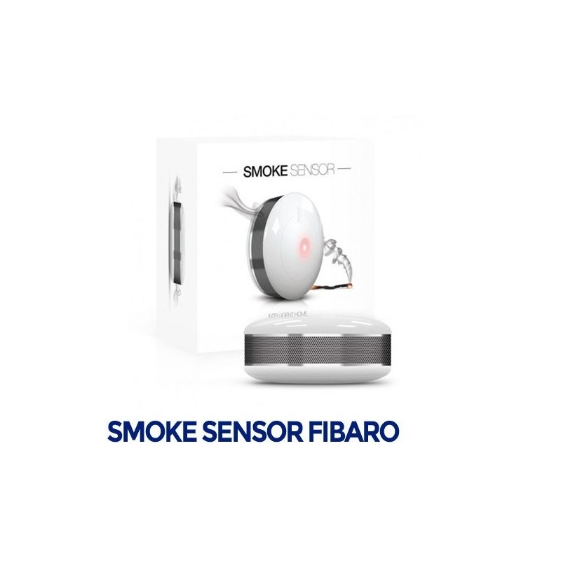 Fibaro Smoke Sensor - Sensor óptico de humo y temperatura. FGSD-002