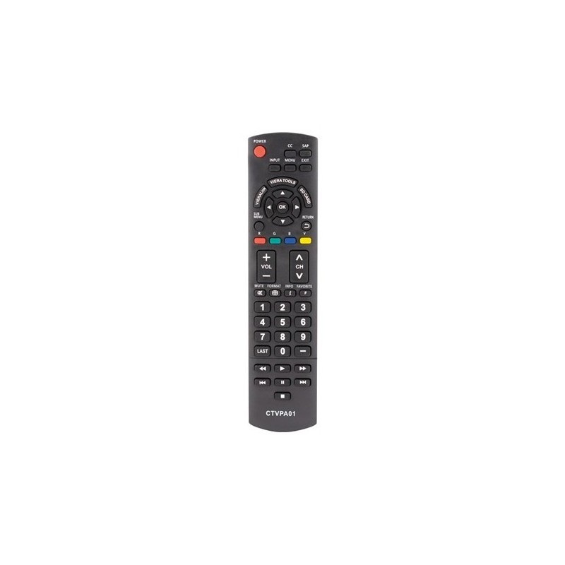 Mando universal para televisores Panasonic. Ver modelos compatibles en Descripción