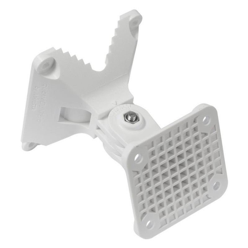 Soporte para Mikrotik LHG. Dimens: 95x88x112mm, girar la antena 140° en horizontal y 60° en vertical