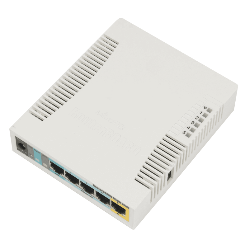 Routerboard WIFI 2.4Ghz, 30dBm, 650 MHz, 128MB RAM, x5 10/100. Level  4