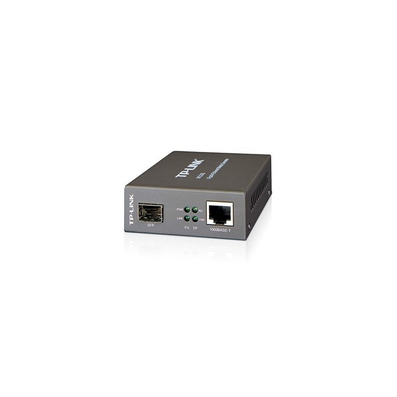 Convierte de SFP a RJ45 1000Base-T (Gb). Necesita módulo SFP