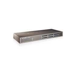 Switch de 24 puertos Gigabit, para Rack 19", carcasa de metal