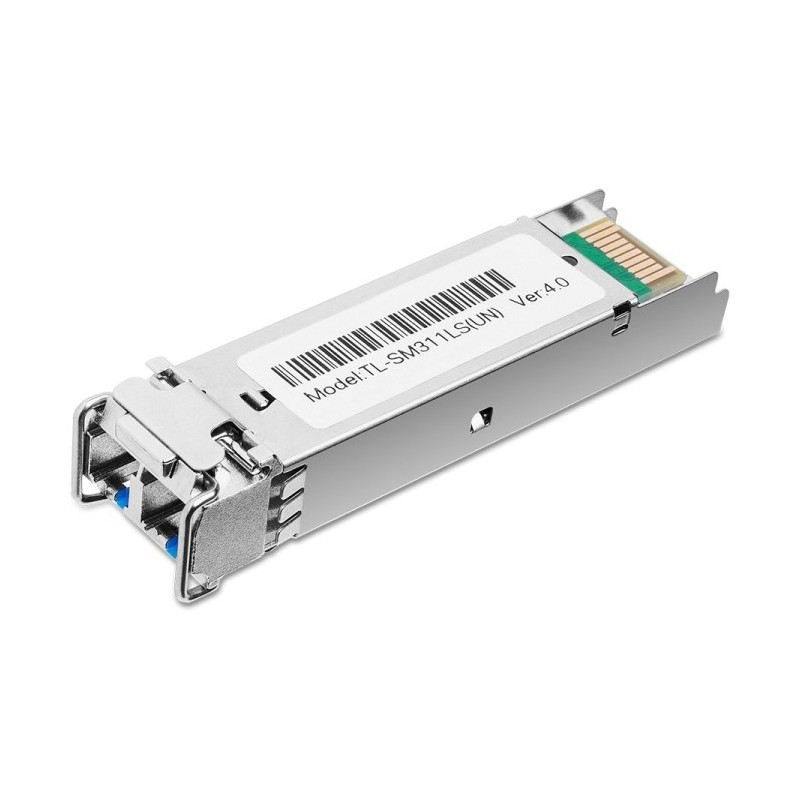 Módulo SFP Gigabit Monomodo 1.25G, conector Dual LC. Hasta 20Km, Longitud de onda 1310nm
