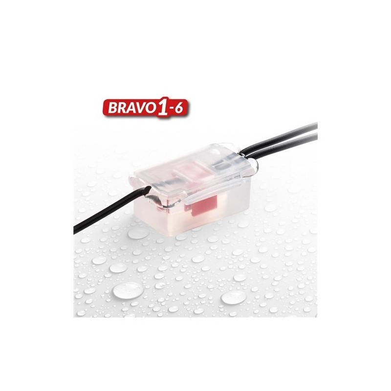 Caja con gel IP68 para estanquidad, 50x29x22mm