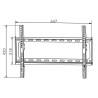 Soporte TV de pared 26-50", hasta 30kg, distancia de pared 25mm, Fijo
