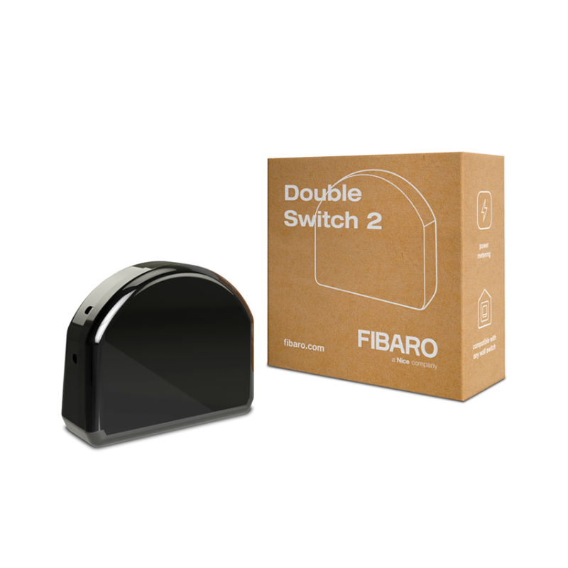 Fibaro Double Switch 2 - Relé dual ON/OFF 2x1.5kW. FGS-223.