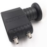 Lnb Twin para dos receptores, 65dB, 0.1dB ruido.