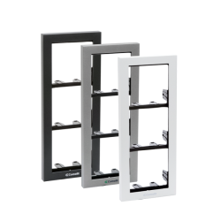 Soporte 1 módulo de placa IKALL color antracita