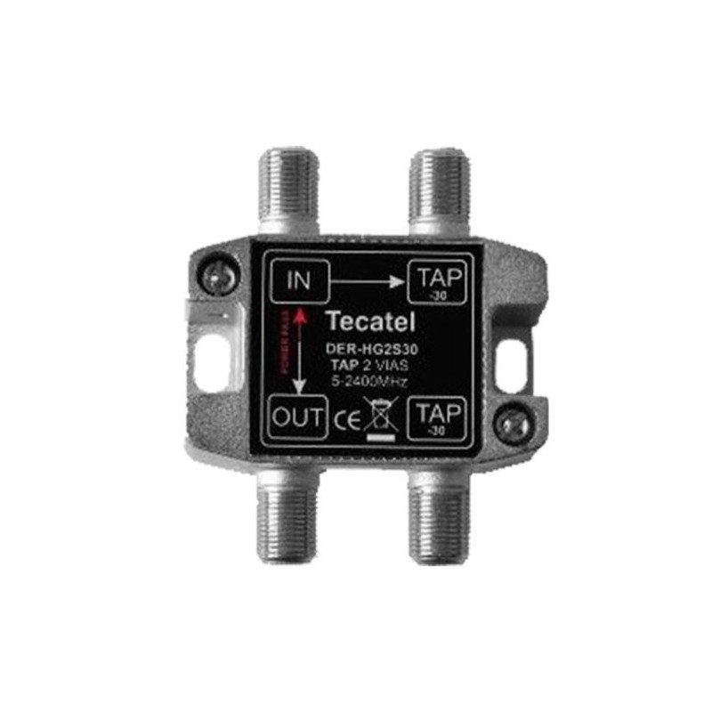 Derivador 2 salidas. 30dB. Plantas 10 y superior