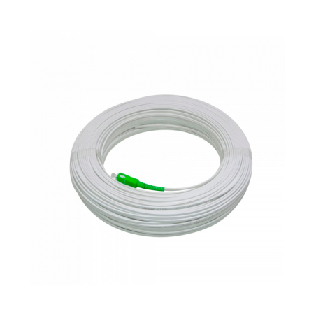 Pigtail de interior G657A2 SC/APC, 40mts, color blanco