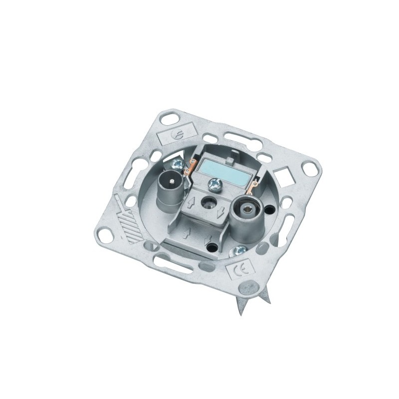 Toma intermedia TV-FM/ SAT. 10dB, con (DC) paso de corriente. 5-2300Mhz