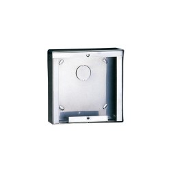 Caja de superficie Ikall de 1 modulo. Dimensiones 123x123x32,5